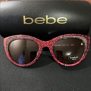 Bebe Pink Animal Sunglasses